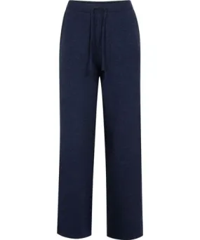 Paul James Knitwear Womens Lambswool Lucia Knitted Trousers - Oxford Blue
