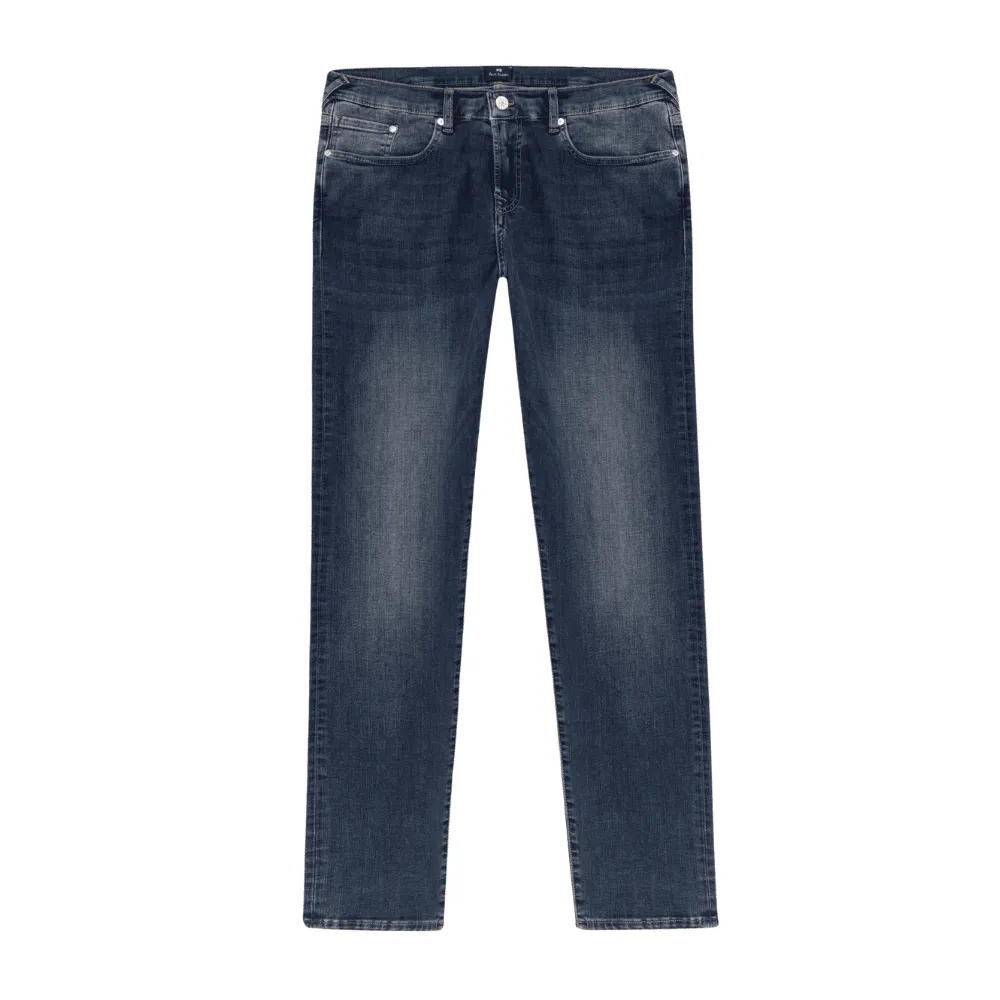 Paul Smith Tapered-Fit Antique-Dark Wash 'Reflex' Jeans | Menswear Online