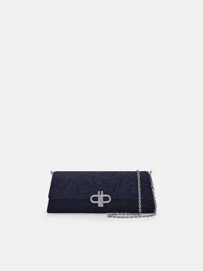 PEDRO Icon Glitter Suede Clutch Bag