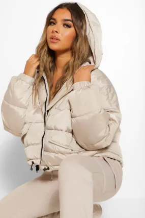 Petite Hooded Puffer Jacket