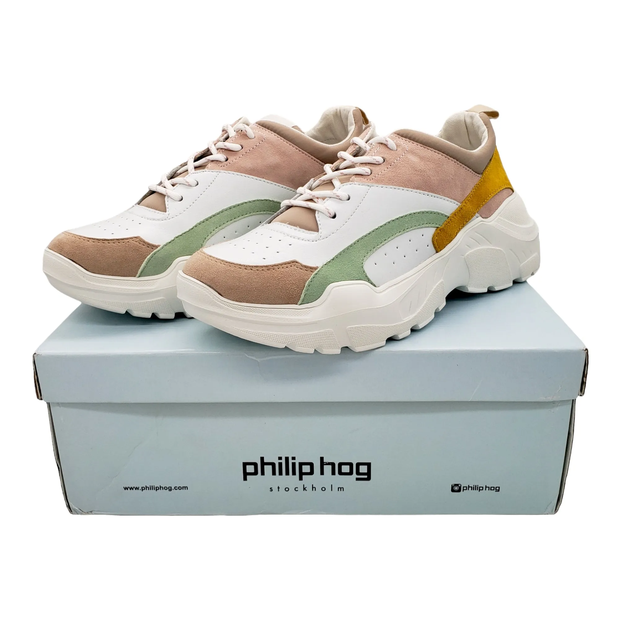 Philip Hog Rose Pink Amanda Trainers