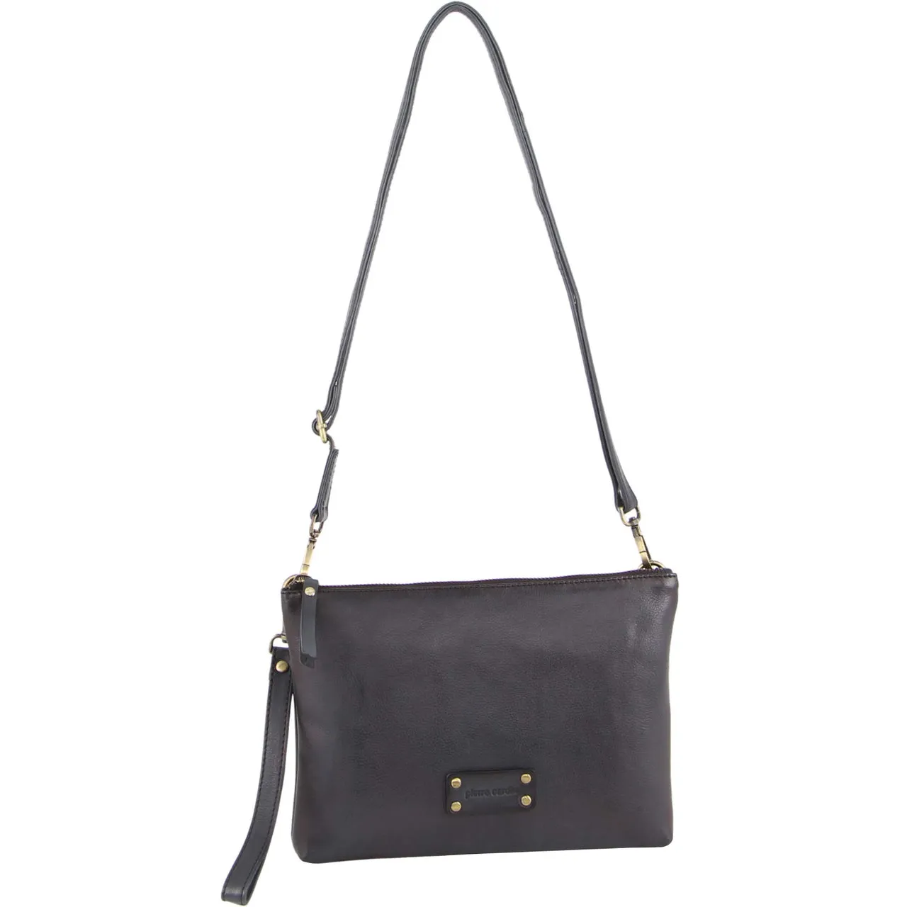 Pierre Cardin Burnished Leather Multiway Cross-Body Bag/Clutch PC 3329