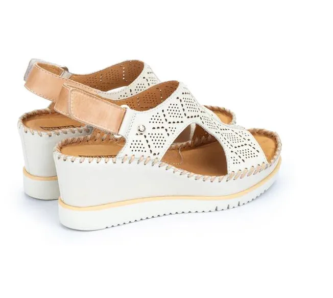 Pikolinos Aguadulce Laser Cut Wedge Sandals Women's