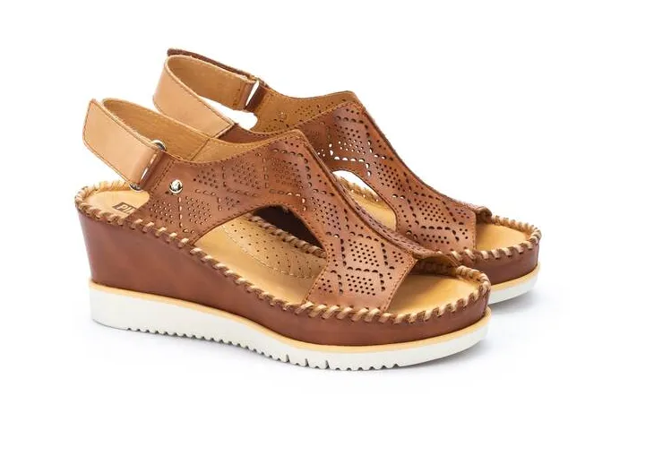 Pikolinos Aguadulce Laser Cut Wedge Sandals Women's