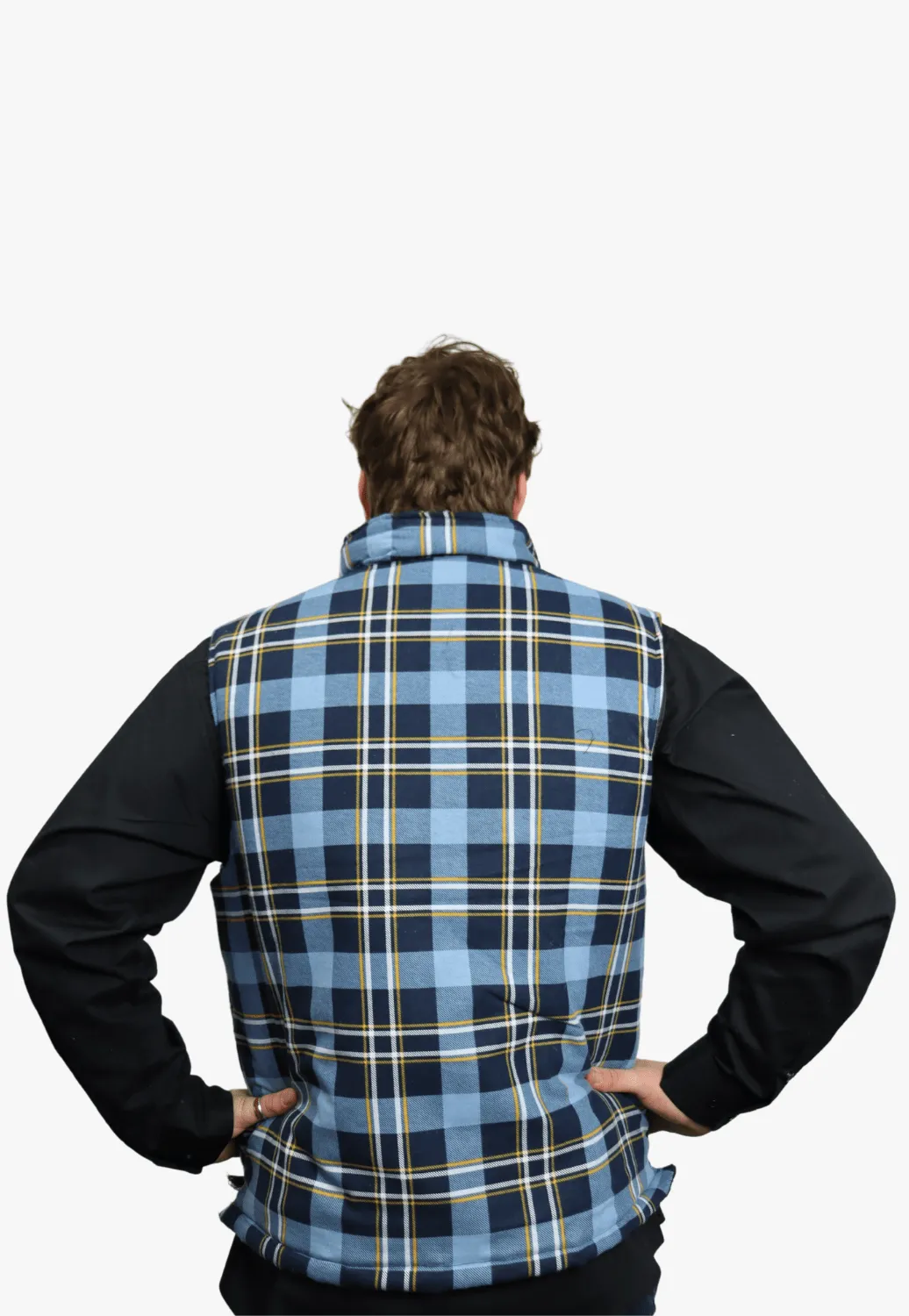Pilbara Zipper Flannelette Quilted Vest