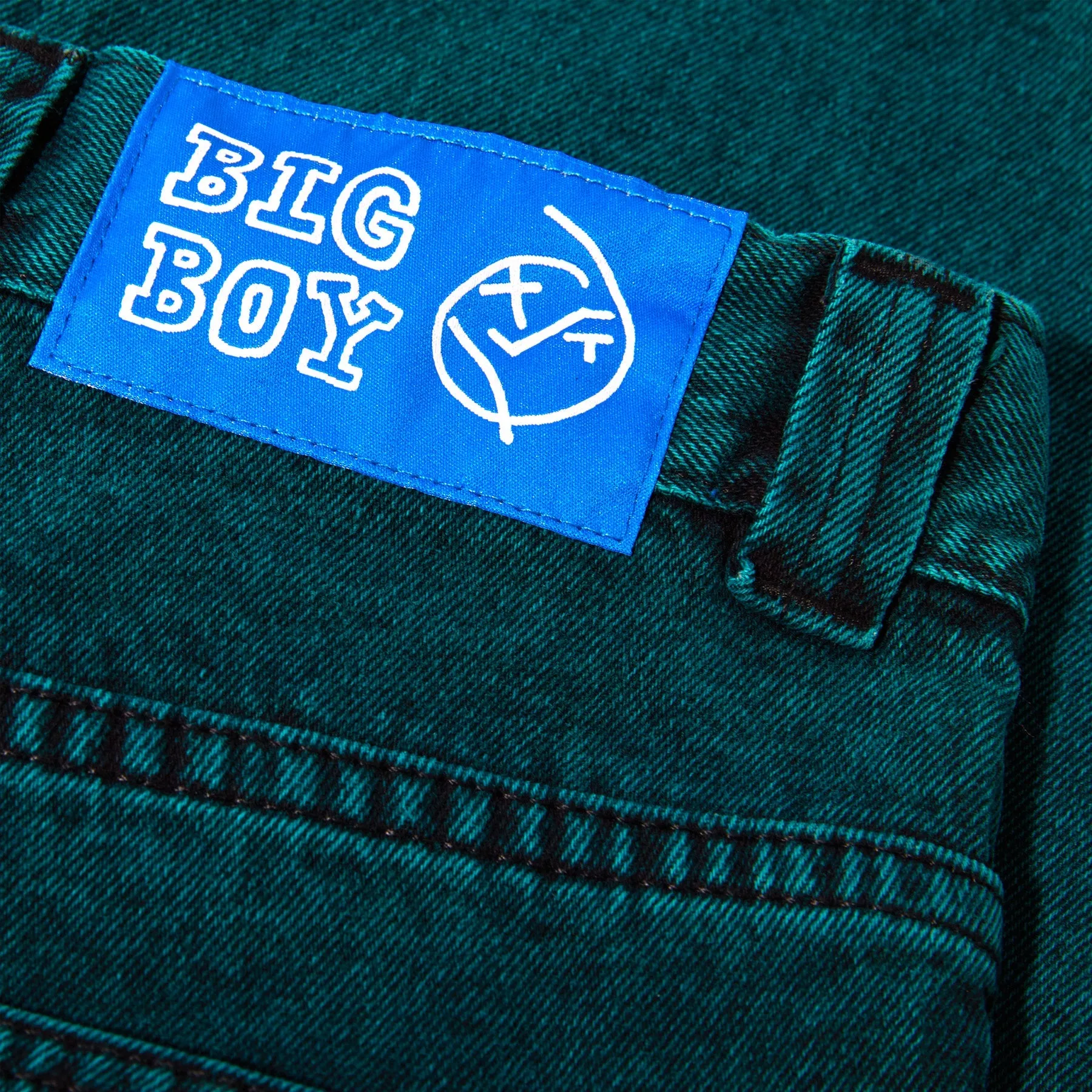 Polar Skate Co. - Big Boy Denim Jeans - Teal Black