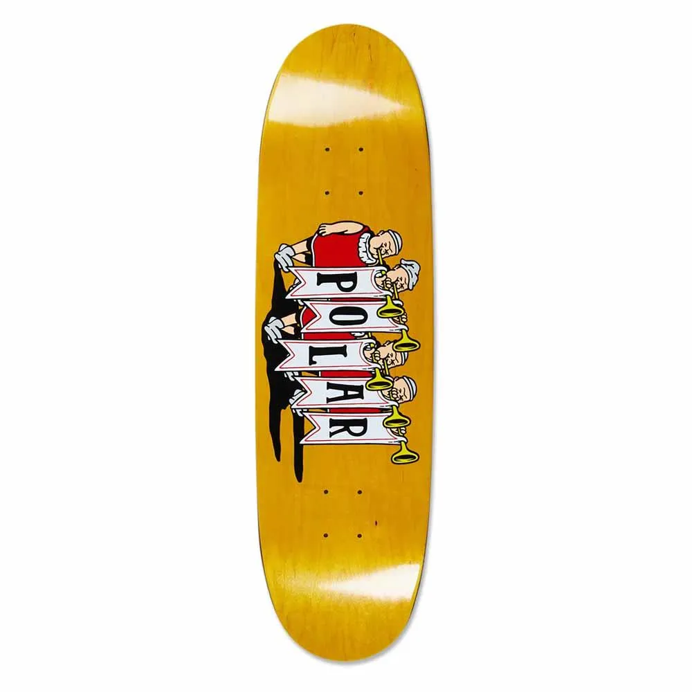 Polar Skateboards Team Model Trumpets Skateboard Deck Football Shape 8.75