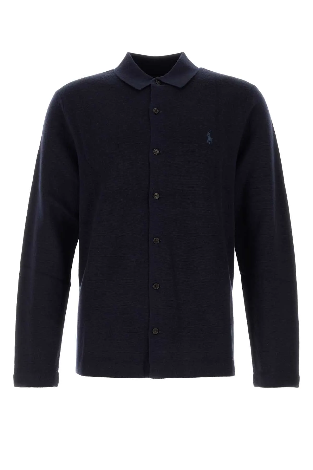 Polo Ralph Lauren Dark Blue Wool Cardigan