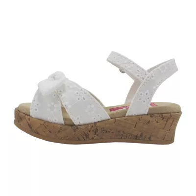 Pop Toddler Girls Lil Friendly Wedge Sandals