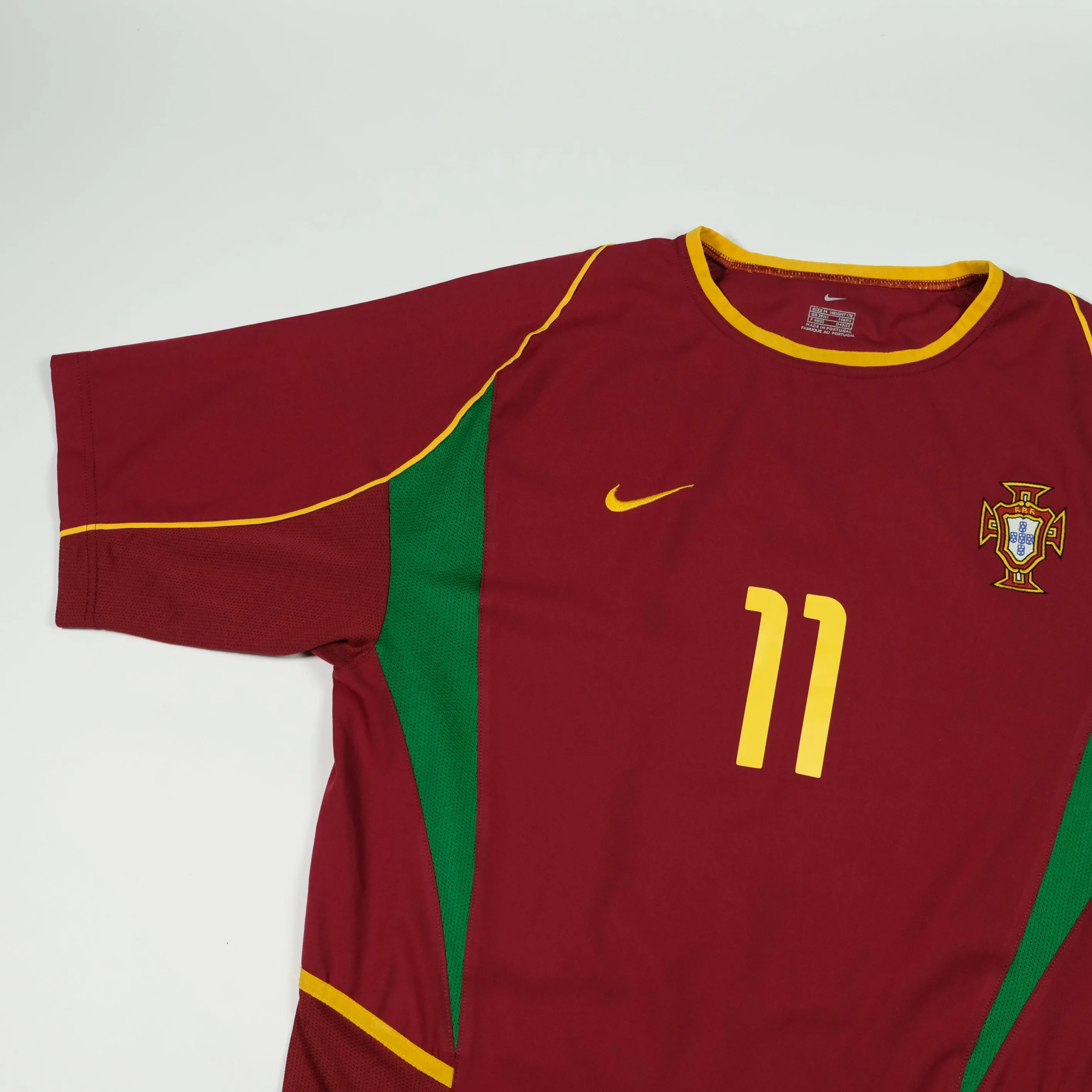 Portugal Ronaldo 11 Original Home Football Shirt 2002/2004 Nike Large
