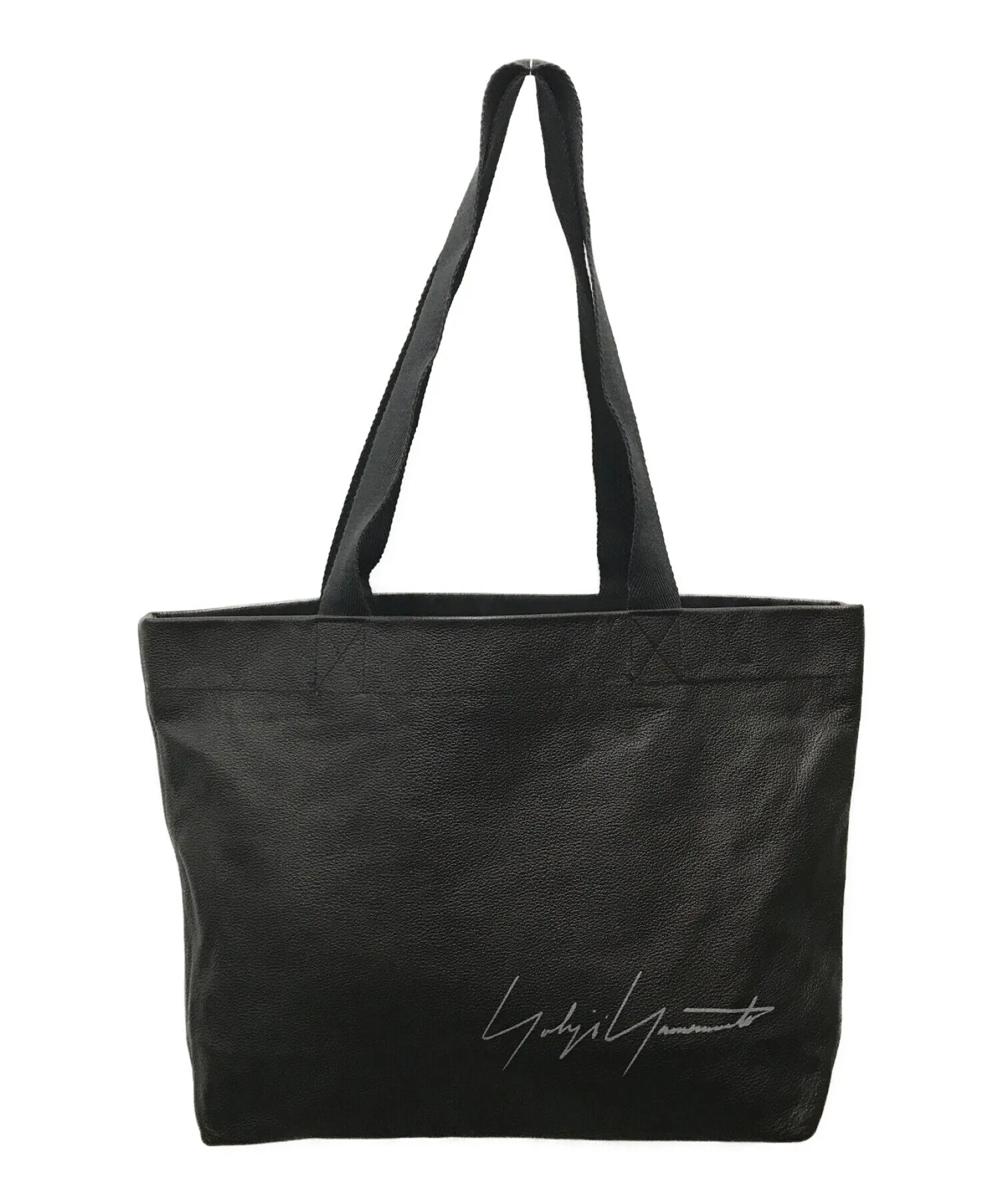 [Pre-owned] YOHJI YAMAMOTO Mini Leather Tote Bag