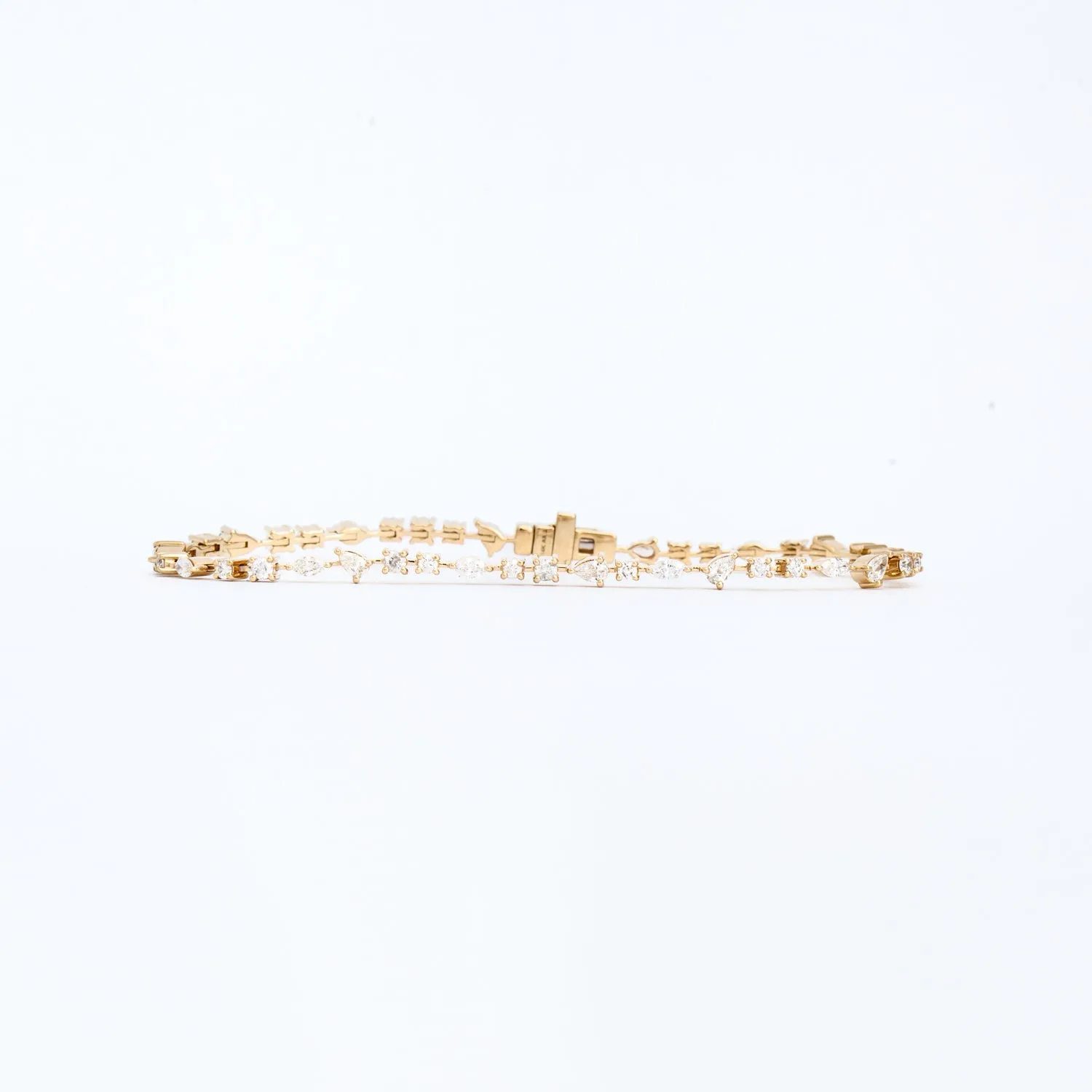 Premier Amigos Mixed Diamond Tennis Bracelet
