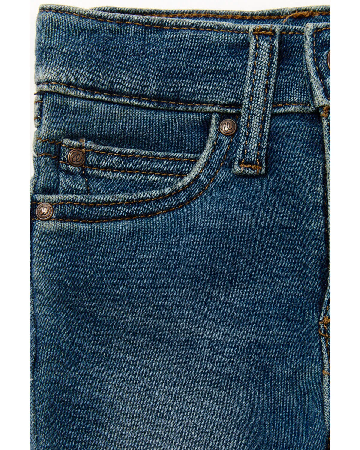 Product Name:  Wrangler Infant Boys' Medium Wash Knit Straight Denim Jeans