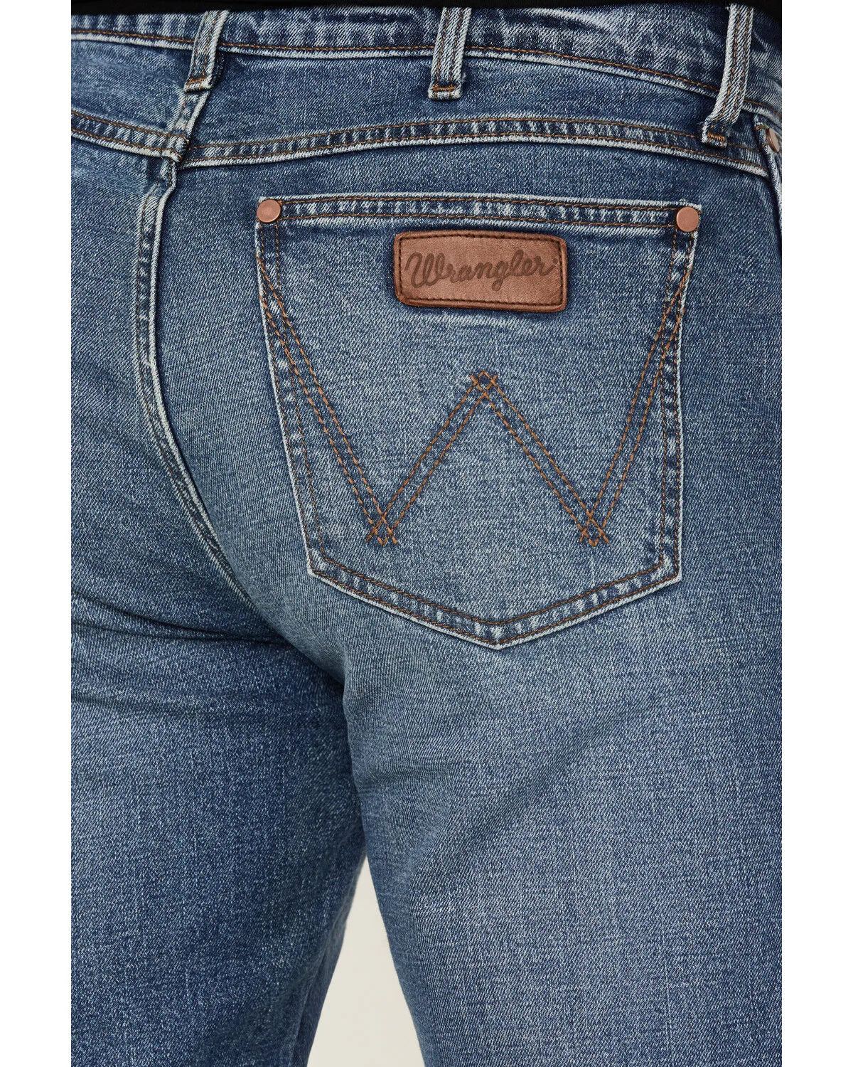 Product Name:  Wrangler Retro Men's 88MWZ Normande Medium Wash Slim Straight Stretch Denim Jeans