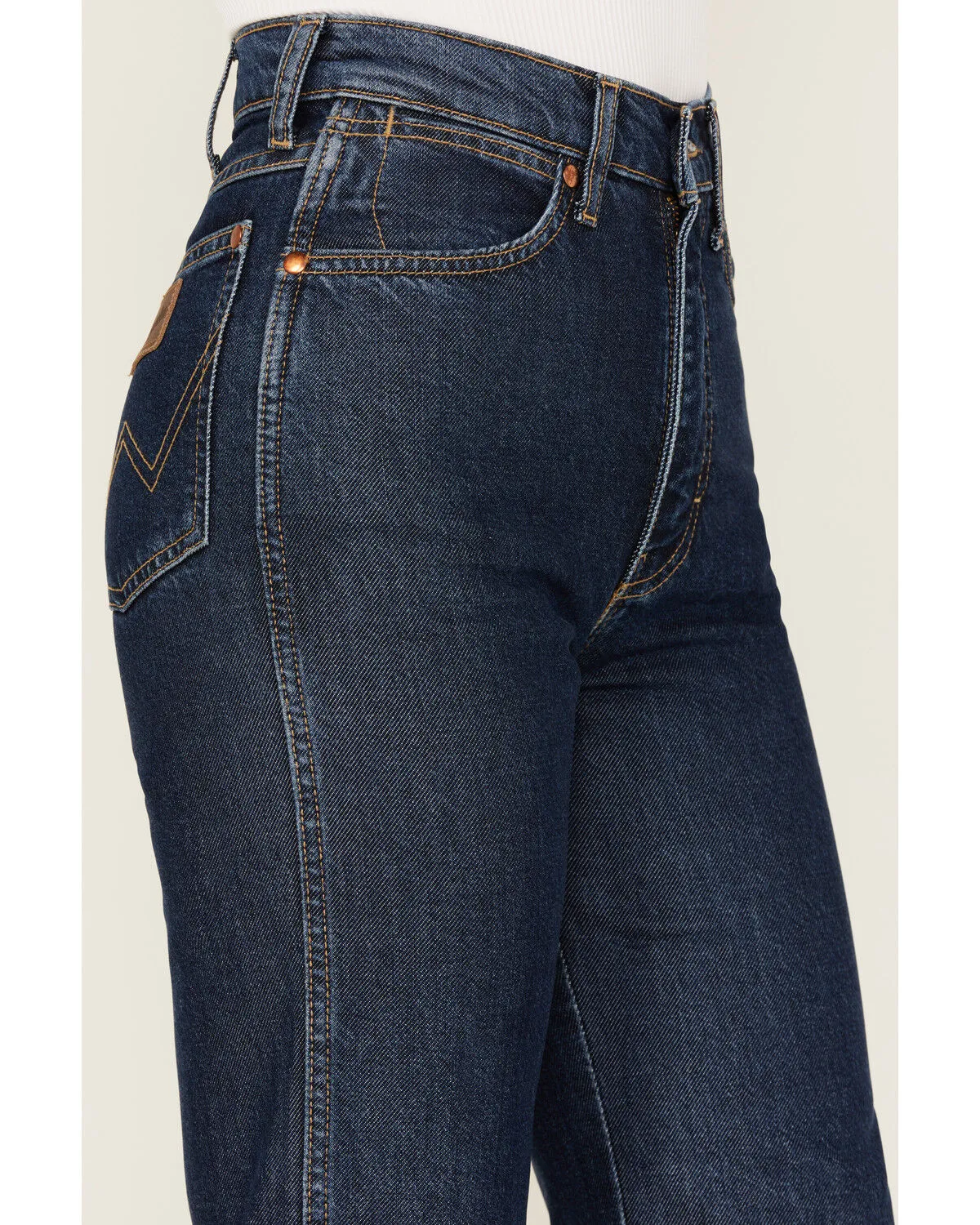 Product Name:  Wrangler Women's Wanderer High Rise Wide Leg Stretch Denim Jeans