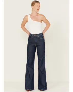 Product Name:  Wrangler Women's Wanderer High Rise Wide Leg Stretch Denim Jeans