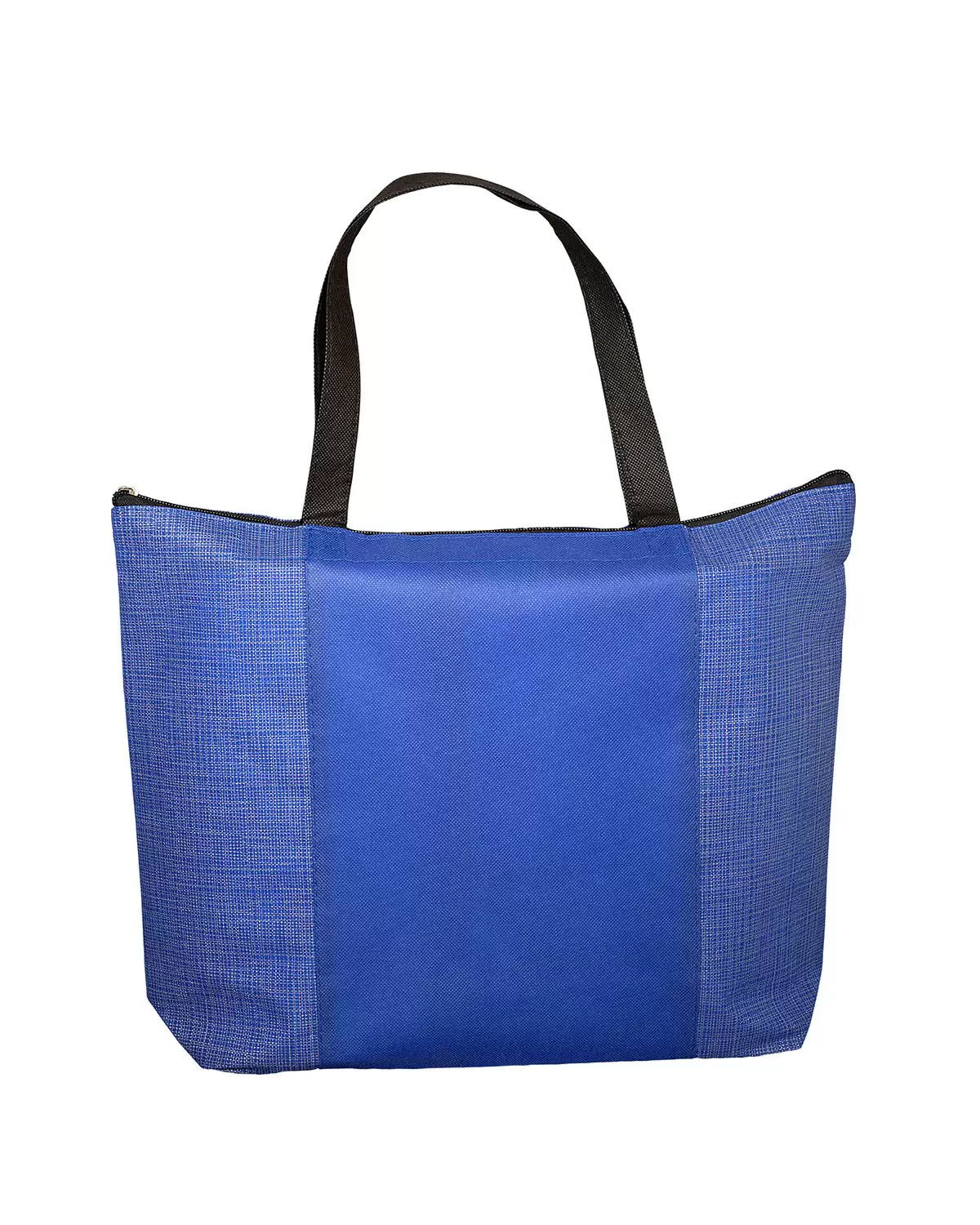 Promo Goods  BG134 Tonal Non-Woven Zipper Trade Show Tote Bag SKU: BG134
