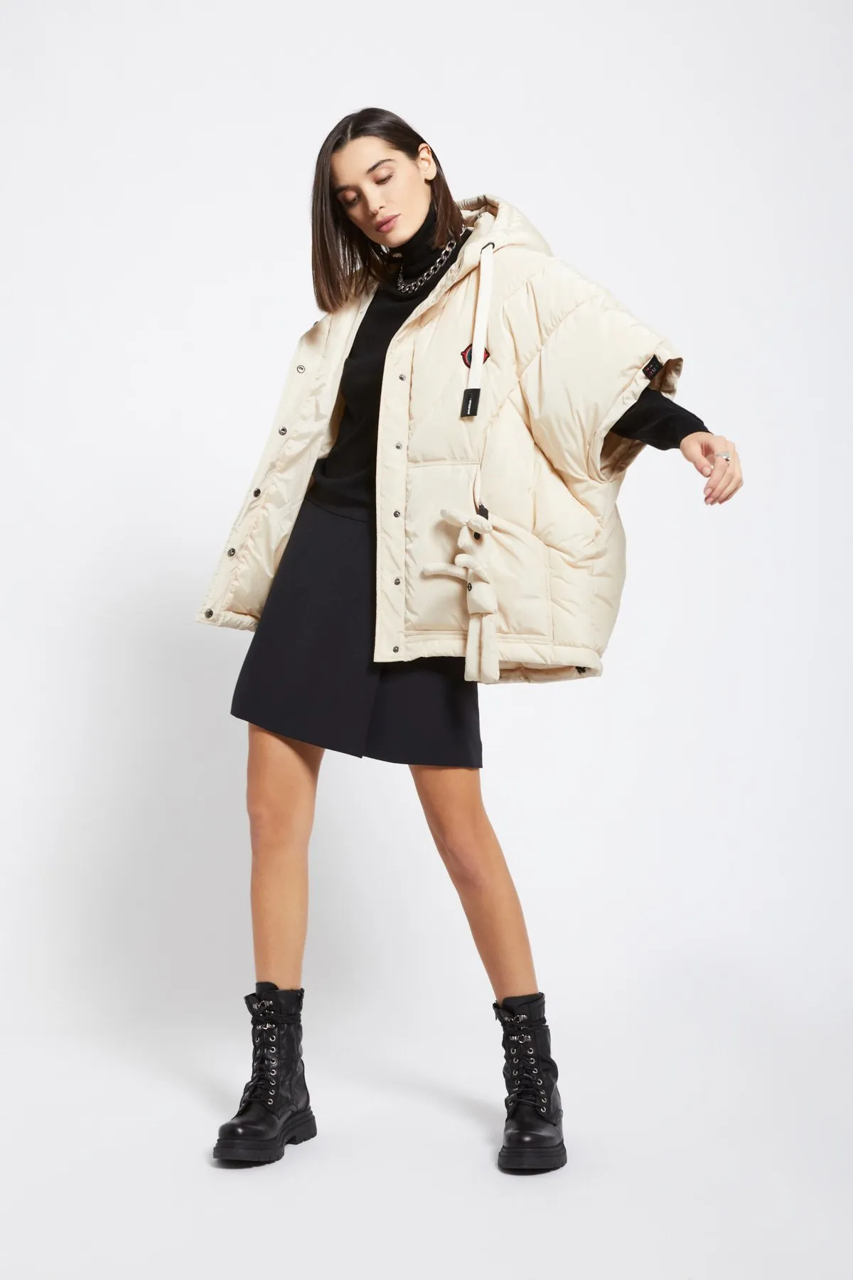 Puffer poncho