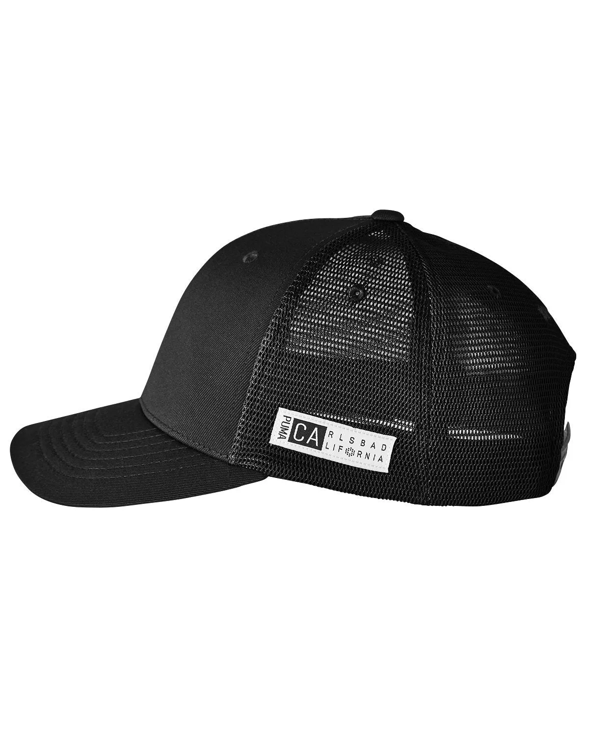 Puma Golf Adult 110 Snapback Trucker Cap, Pma Blk/ Pma Blk