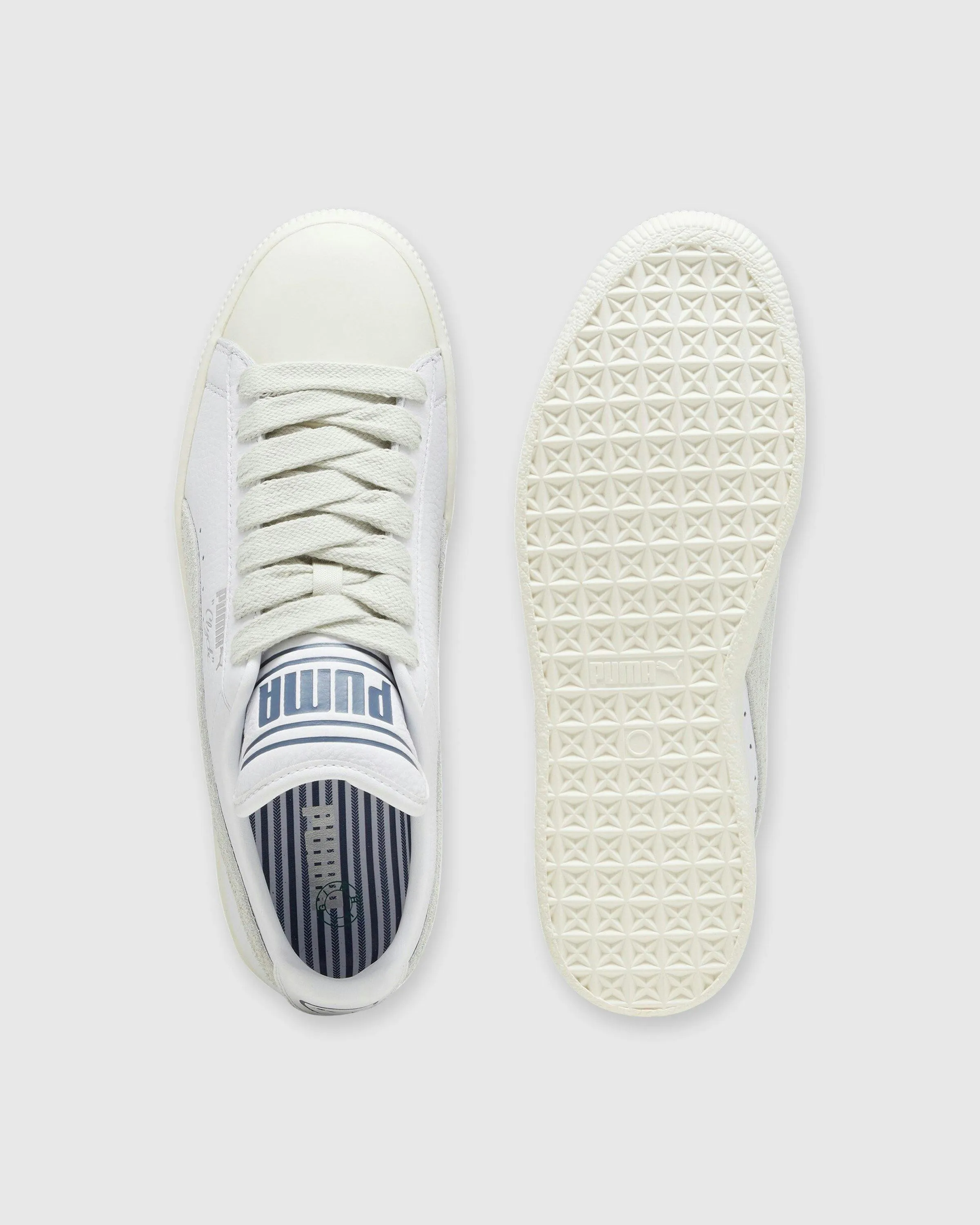 Puma – Clyde Rhuigi Pristine/Sedate Gray/White | Highsnobiety Shop
