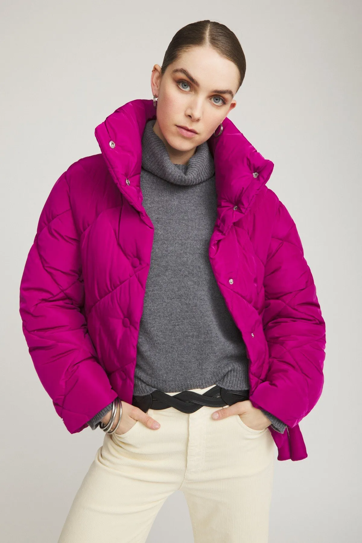 Quilted puffer jacket