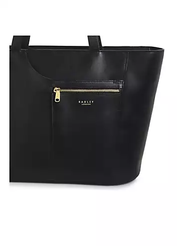 Radley London Black Pockets Icon Large Ziptop Tote Bag | Grattan