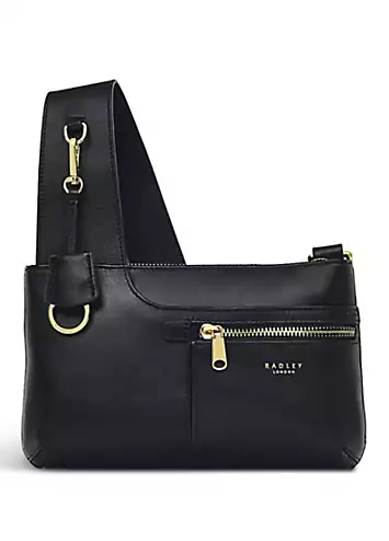 Radley London Pockets 2.0 Black Mini Ziptop Crossbody Bag | Kaleidoscope