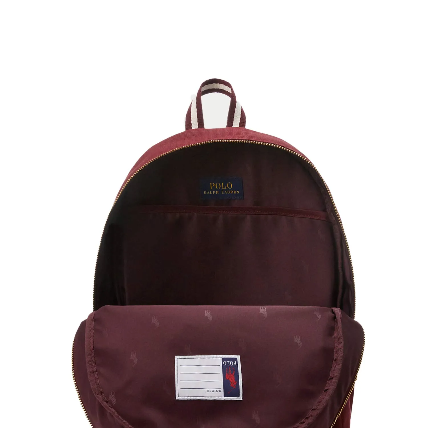 Ralph Lauren Burgundy Red Ralph Lauren Backpack