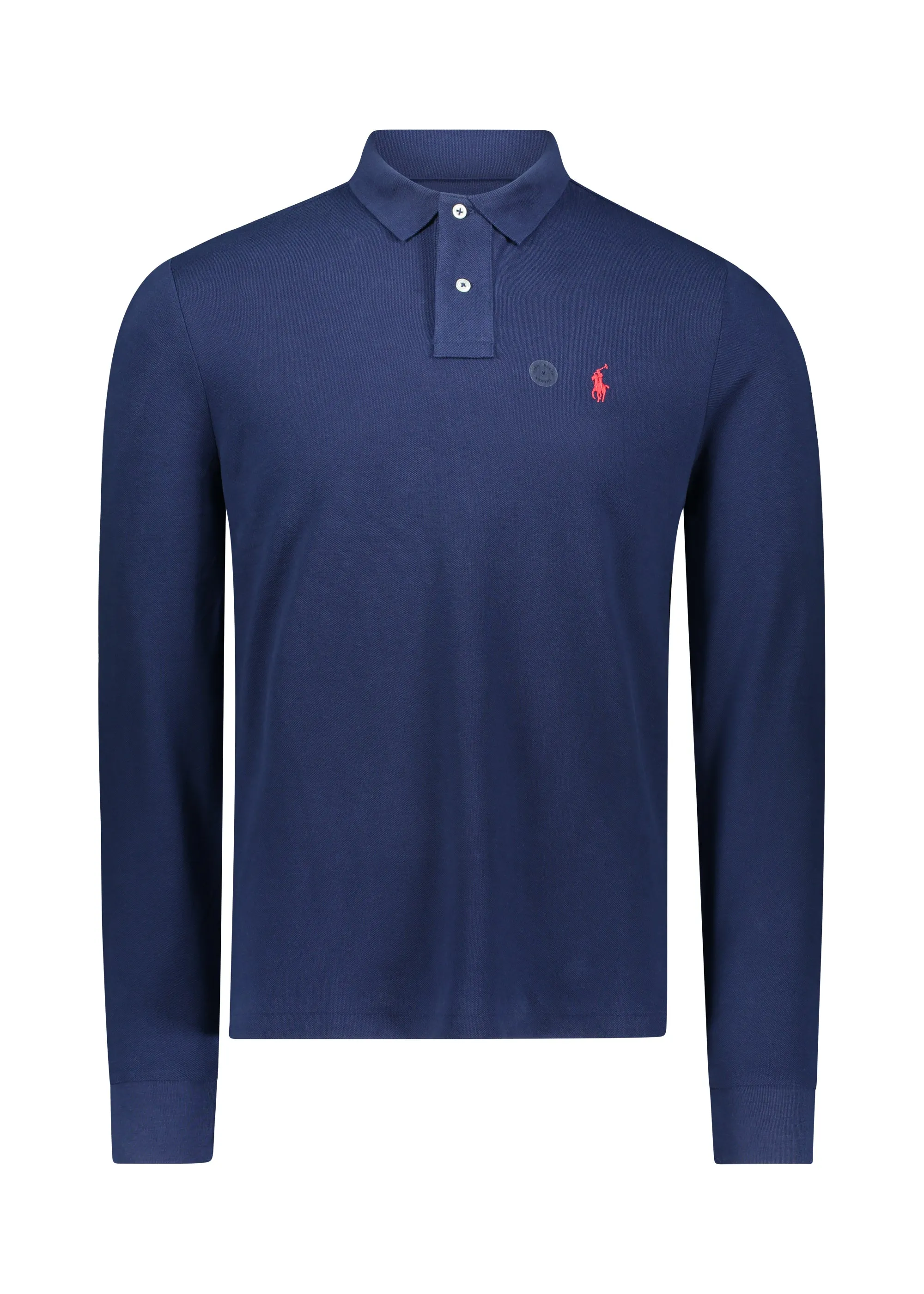 Ralph Lauren LS Polo Knitwear Shirt - Navy