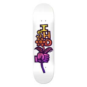 Real Skateboard Deck Ishod Bouquet White 8.38