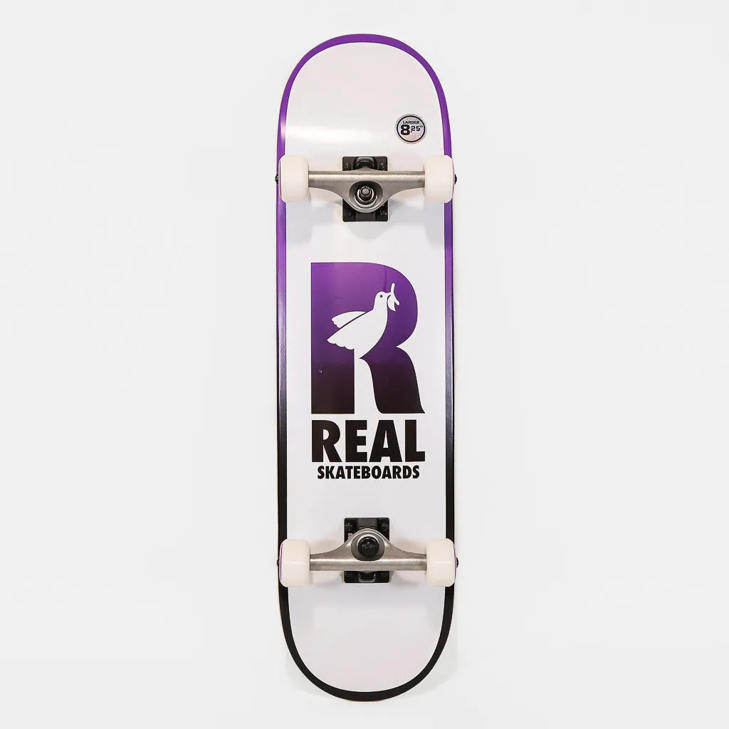 Real Skateboards - 8.25 Be Free Complete Skateboard - White