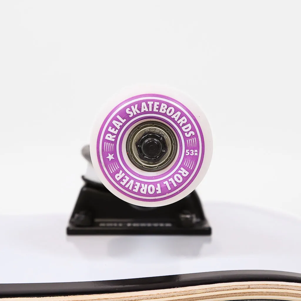 Real Skateboards - 8.25 Be Free Complete Skateboard - White