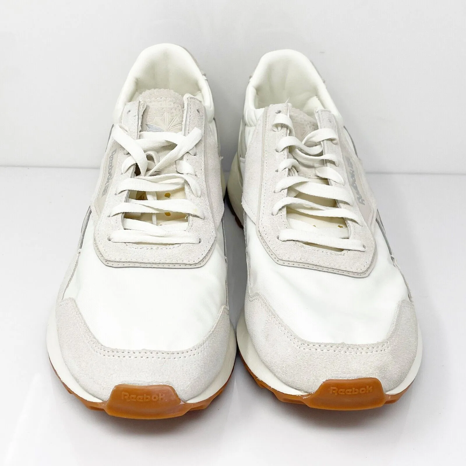 Reebok Mens Classic G55275 White Running Shoes Sneakers Size 13