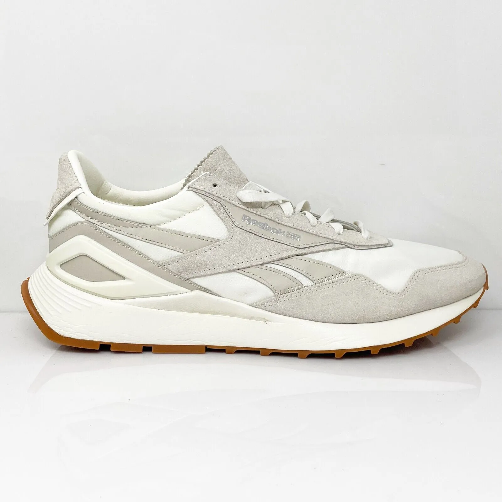 Reebok Mens Classic G55275 White Running Shoes Sneakers Size 13