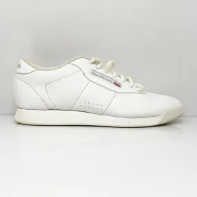 Reebok Womens Classic Princess 30500 White Casual Shoes Sneakers Size 8 D