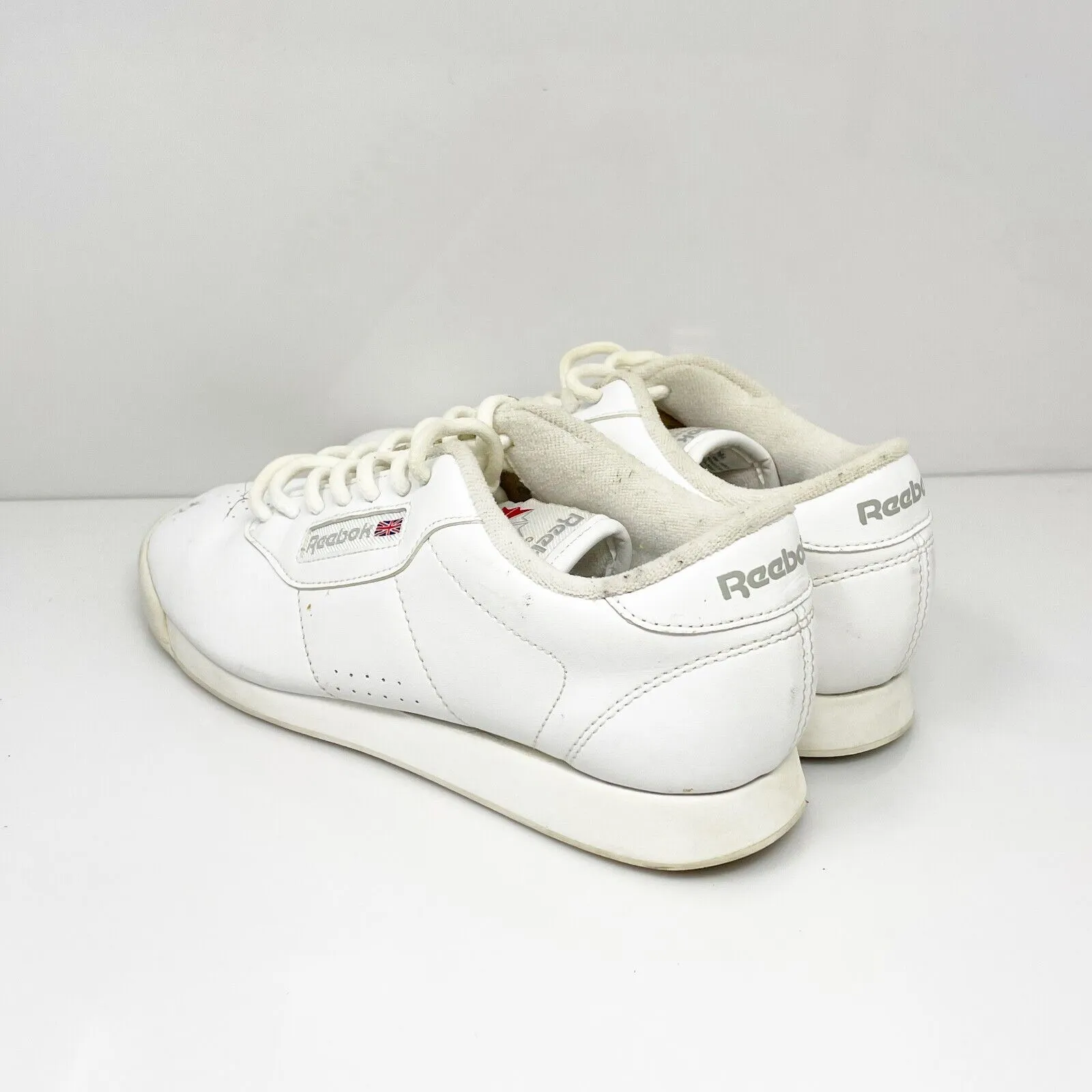 Reebok Womens Classic Princess 30500 White Casual Shoes Sneakers Size 8 D