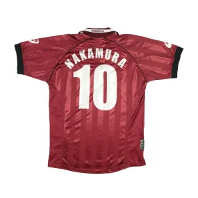 Reggina Nakamura Asics 2002/2003 Original Home Football Shirt Medium
