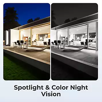 Reolink 5MP Outdoor 355°Pan & 50°Tilt & 3X Zoom 2.4/5GHz Wi-Fi Spotlight Camera with 64GB SD Card | Kaleidoscope