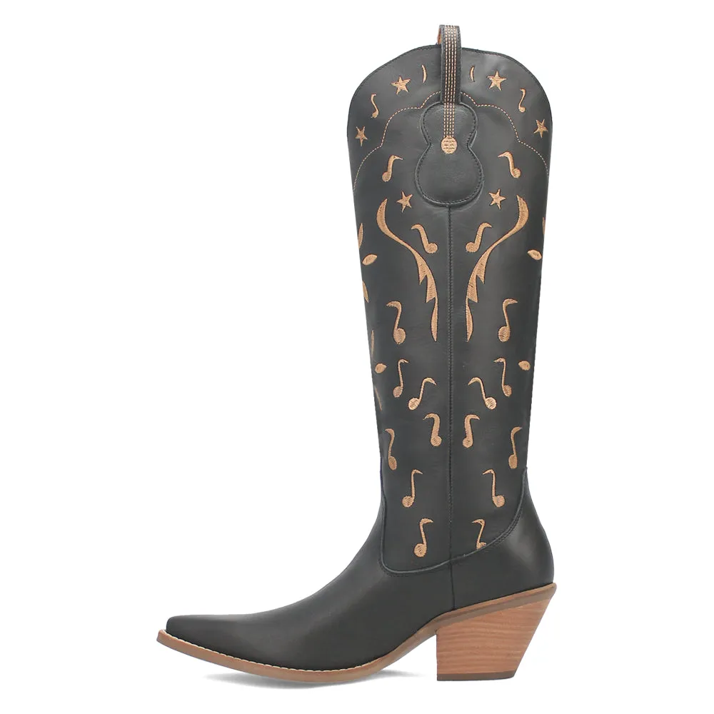 Rhymin Embroidered Snip Toe Cowboy Boots