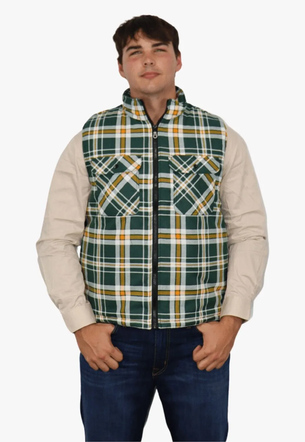 Ritemate Quilted Flannelette Vest