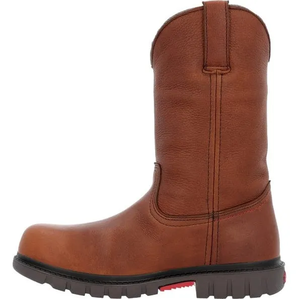 Rocky Men's Worksmart Brown Waterproof Composite Toe Work Boot RKK0402