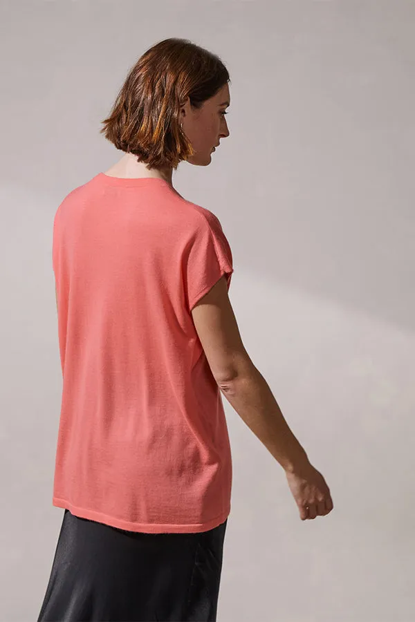 Rodier CASHMERE OVERSIZED SLEEVELESS SWEATER