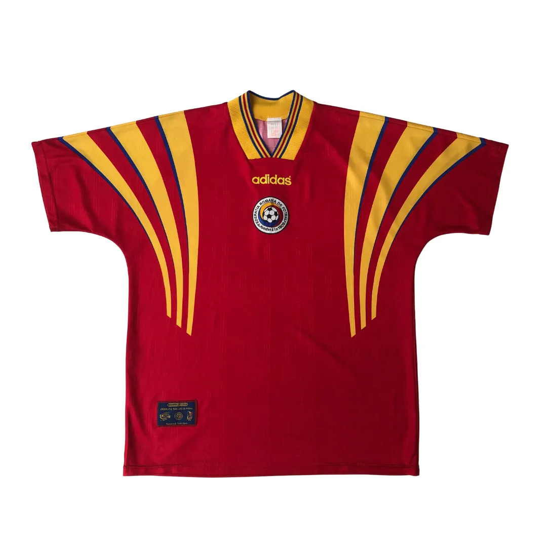 Romania Original 1996/1998 Adidas Away Football Shirt Large