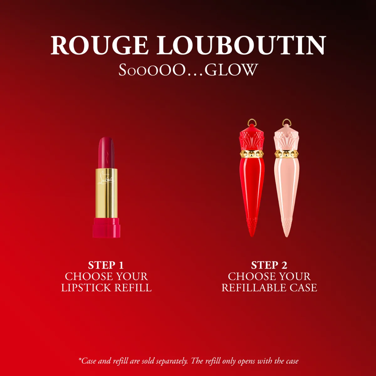 Rouge Louboutin SooooO…Glow Lipstick refill - Rose Tulle 012G