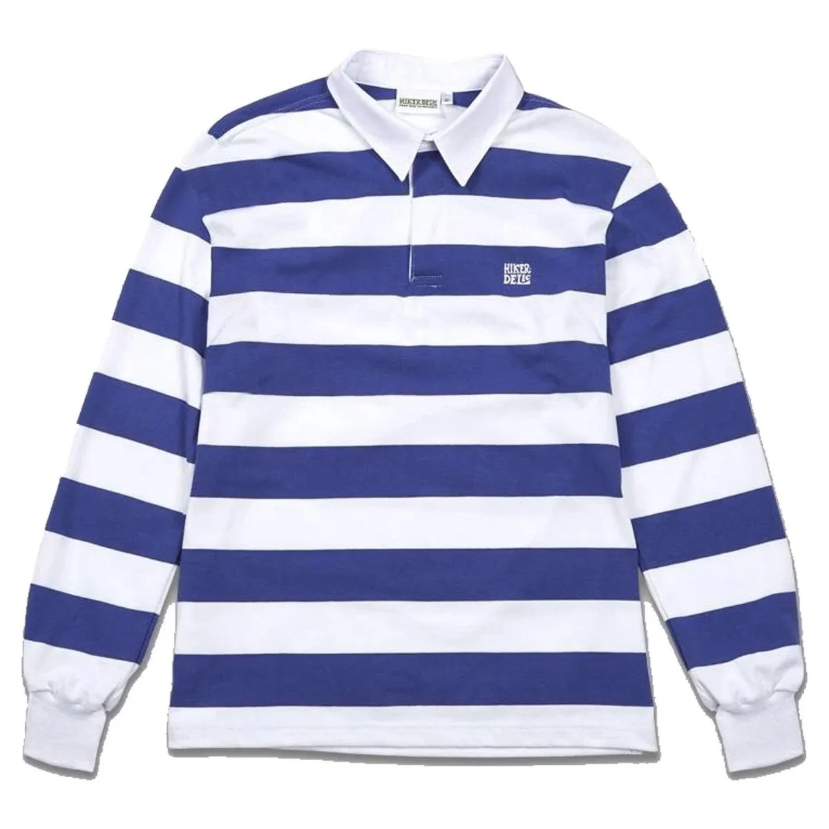 Rugby Polo - Dark Lilac / White