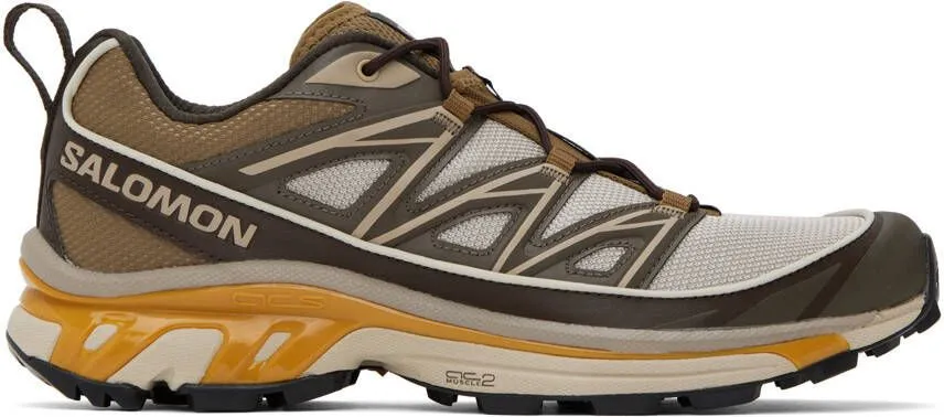 Salomon Beige & Khaki XT-6 Expanse Sneakers