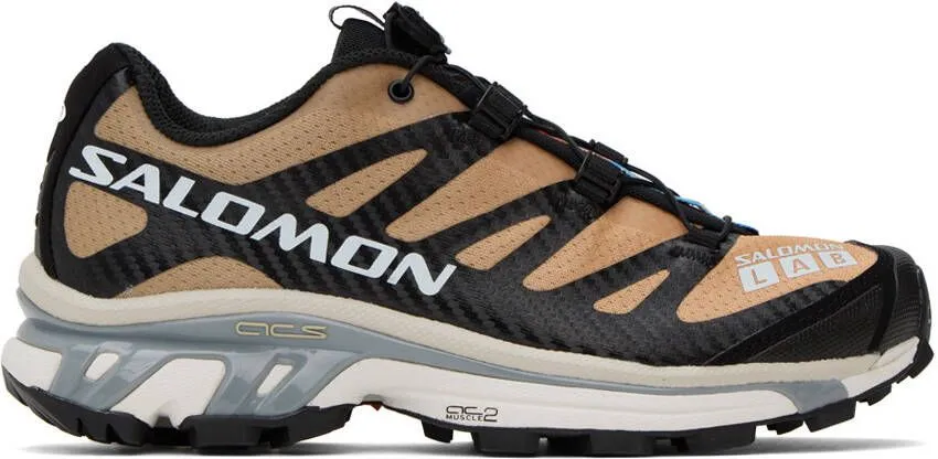 Salomon Black & Beige XT-4 Sneakers