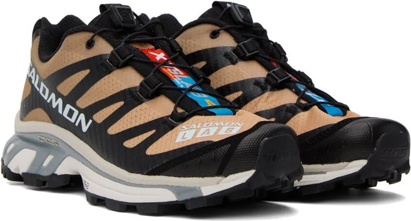 Salomon Black & Beige XT-4 Sneakers