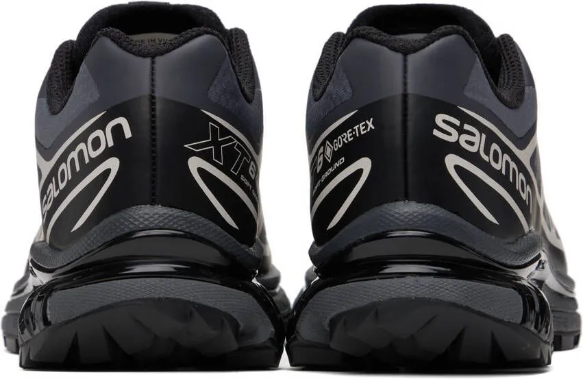 Salomon Black & Gray XT-6 Sneakers