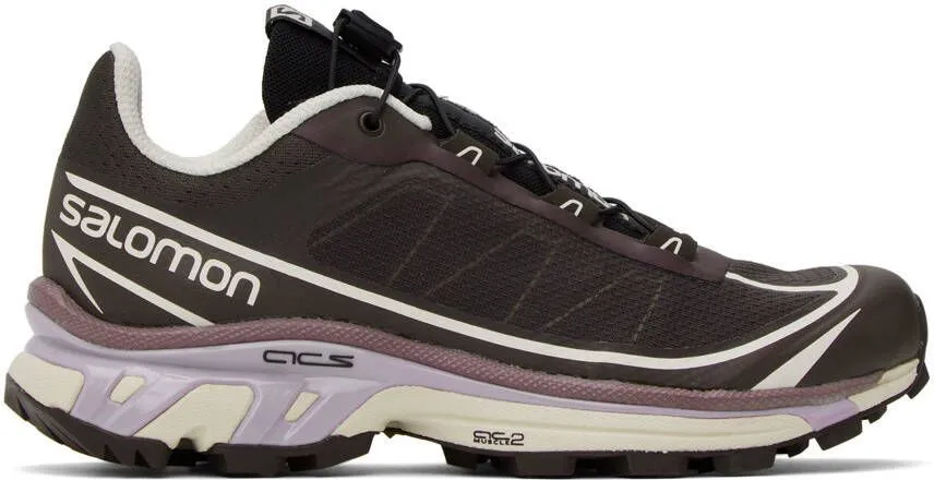 Salomon Black & Purple XT-6 FT Sneakers